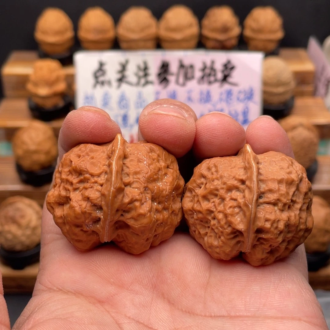 文玩核桃吊坠象神金蟾39