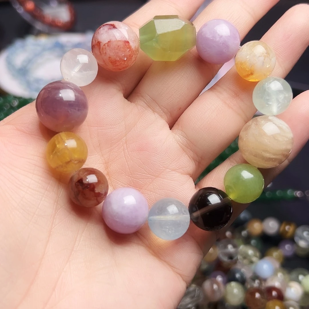 未镶嵌手链水晶多宝27号