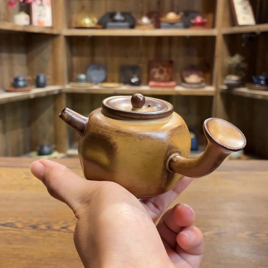 柴烧老岩泥茶器皿