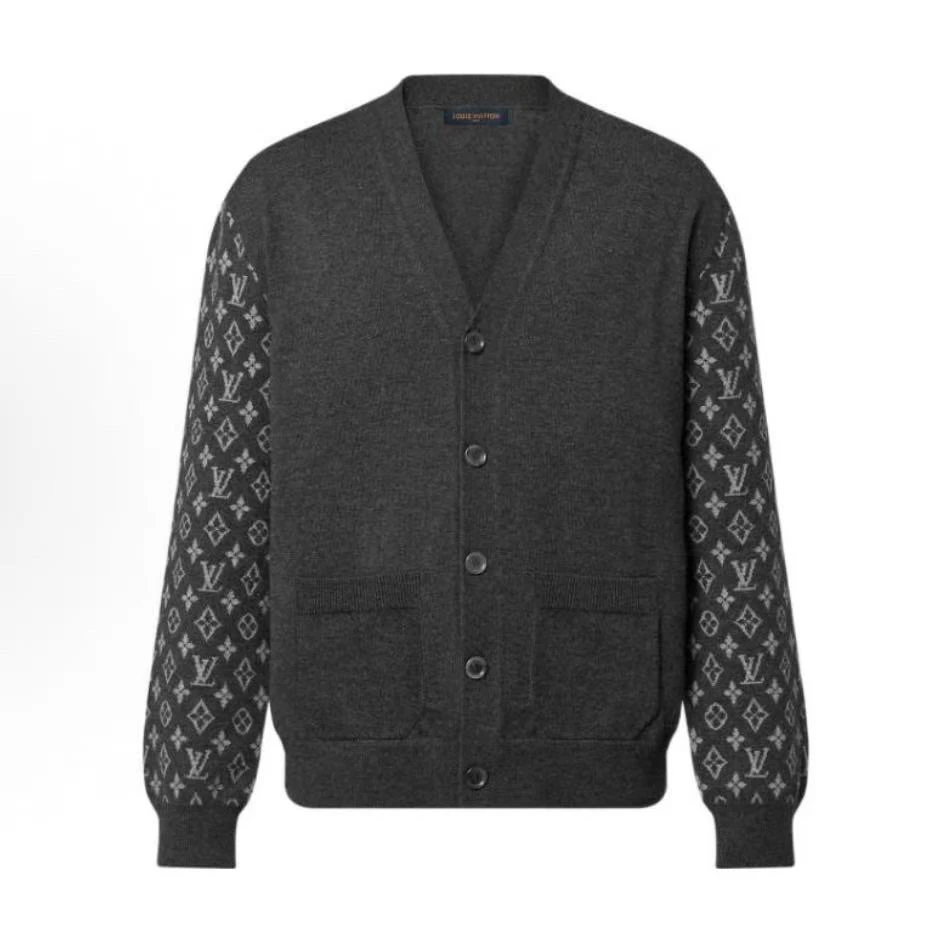 未使用 LouisVuitton/路易威登 LV满印针织开衫 xs码 BB10241