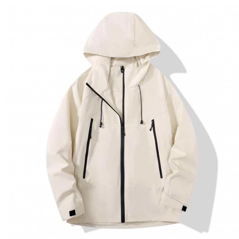 户外防风新款户外防风宽松男冬季秋季连帽男士春季休闲春秋冲锋衣