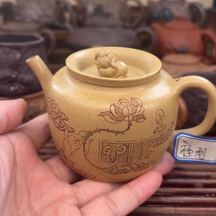 紫砂茶壶貔貅聚宝盆本山段170c