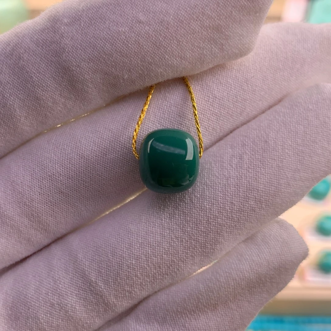 绿松石珠宝奇石未镶嵌11.1×10