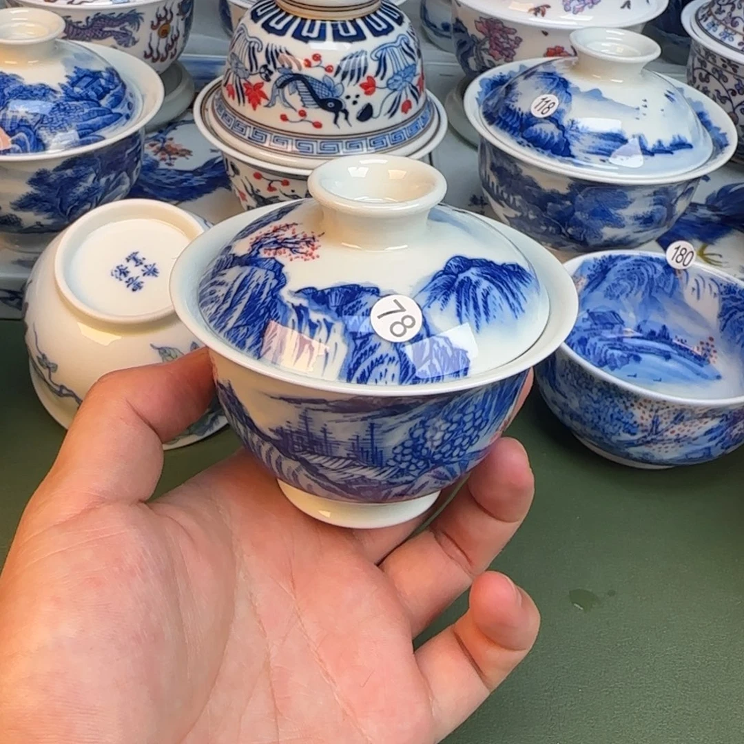 彦祖纯手工手绘茶具78