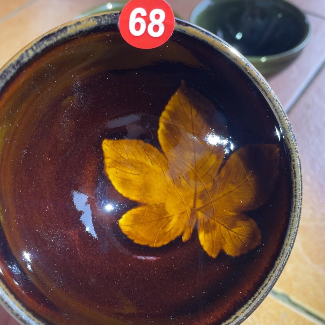 德***芝茶盏68 建窑建盏茶盏微瑕