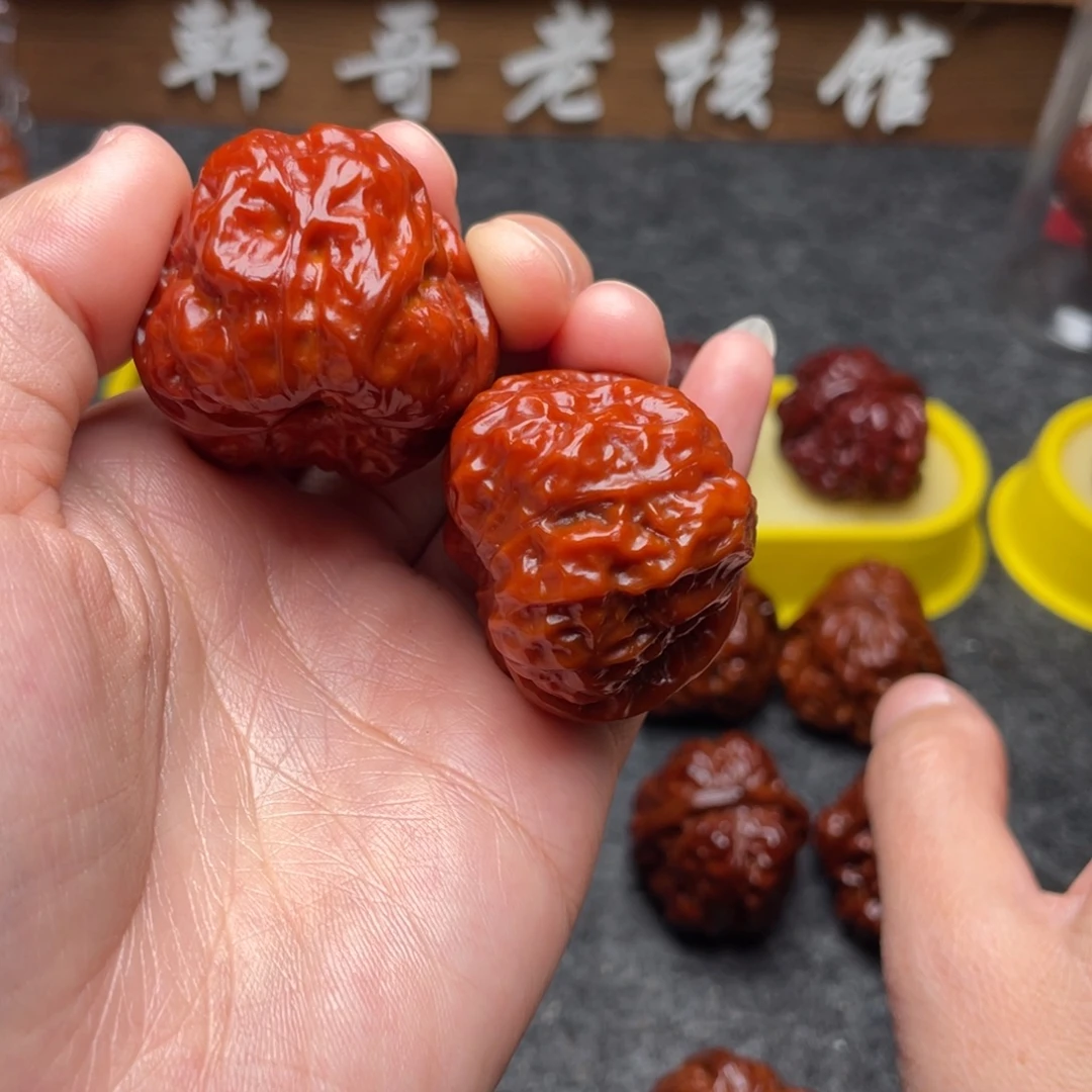 文玩核桃吊坠文玩核桃 手把件 蛤蟆头 37