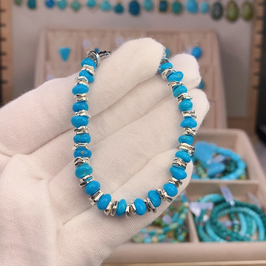 绿松石未镶嵌手链