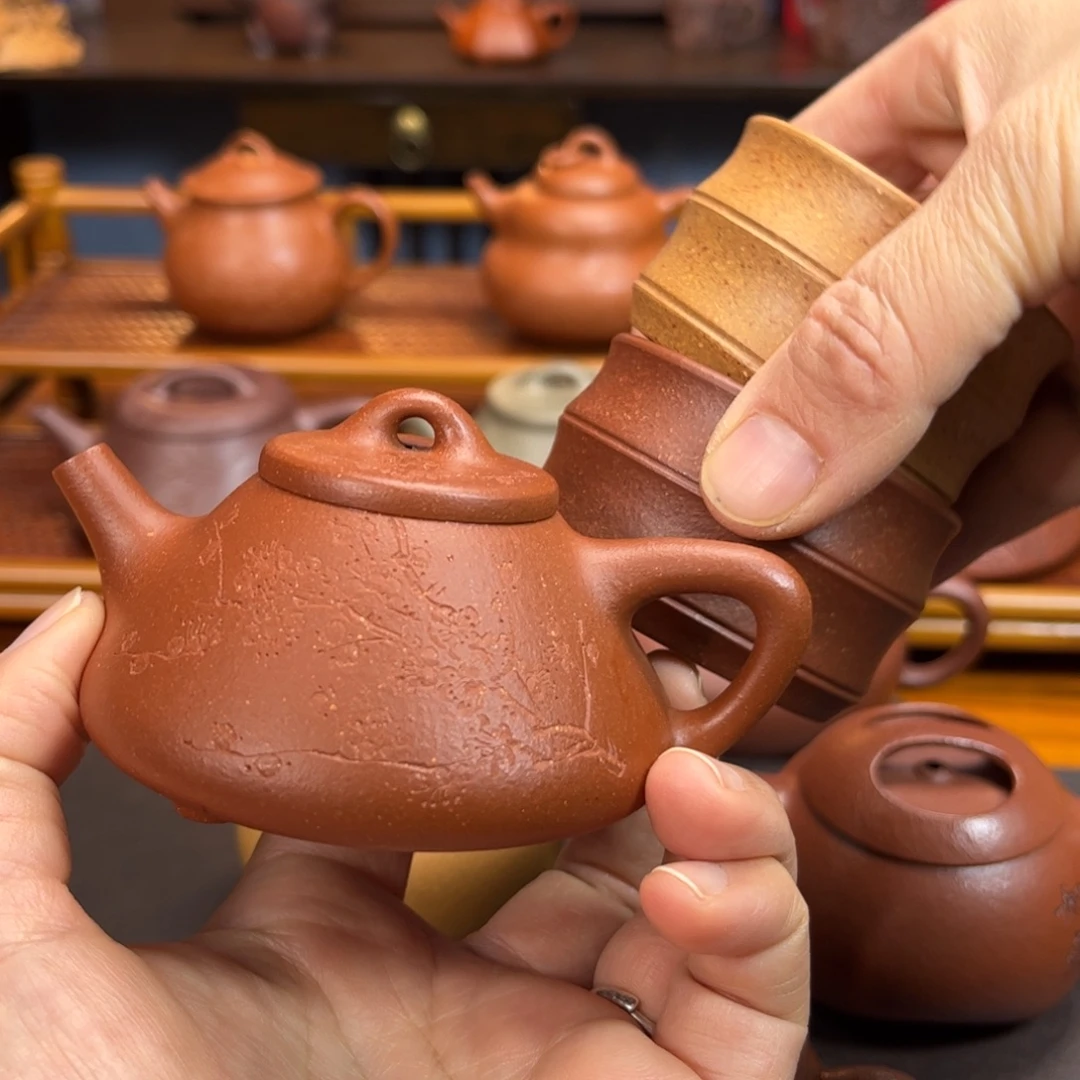 墨***客紫砂茶壶宜兴紫砂壶半手工制作