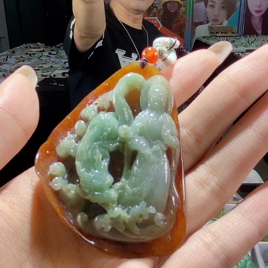 颈饰未镶嵌翡翠翡翠