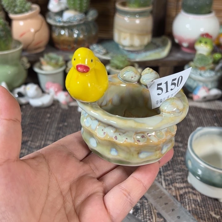 口5 手工花盆满30包邮