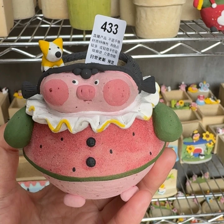 炏陶器物多肉花盆433