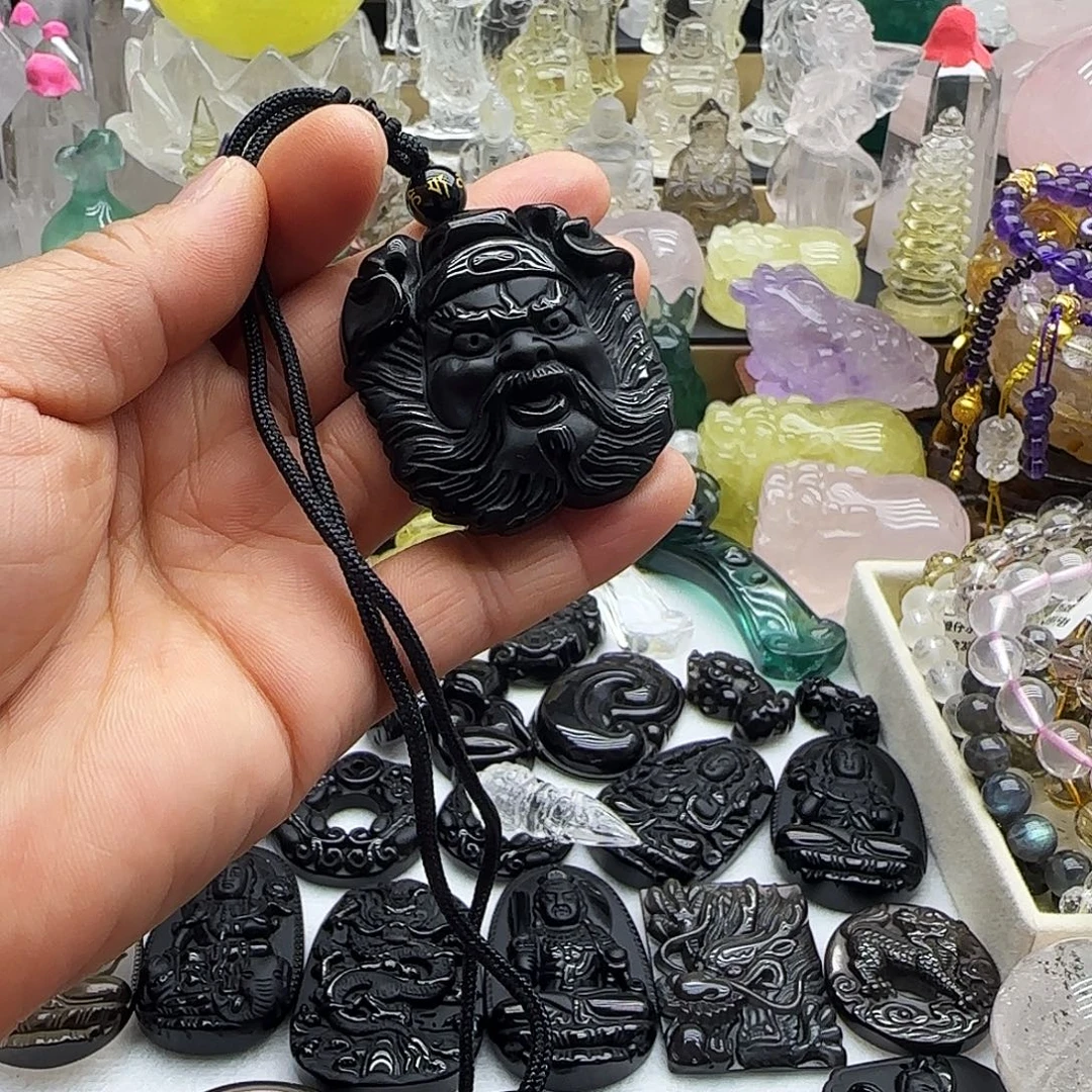 水晶车挂未镶嵌摆件