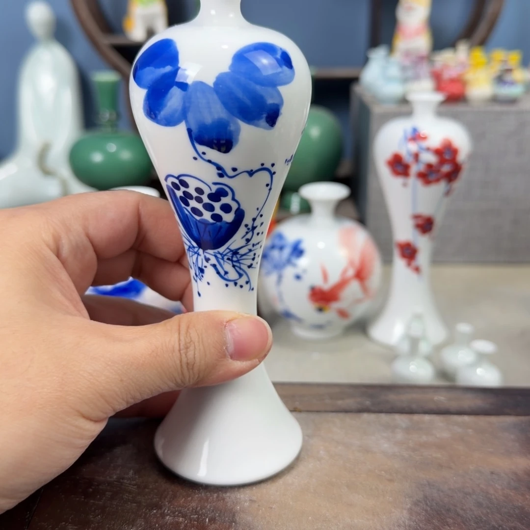 陶瓷手工小花器摆件