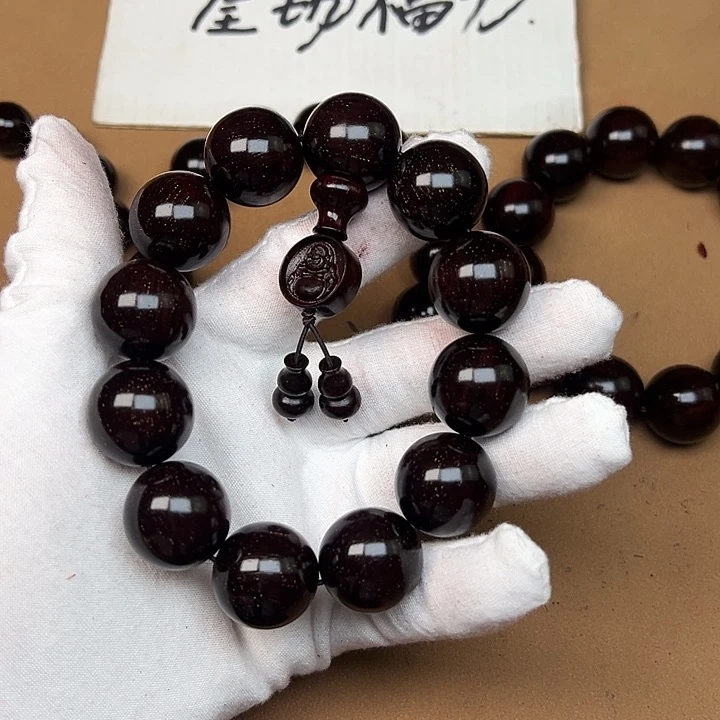 小叶紫檀手串/手链2.0*12 满星