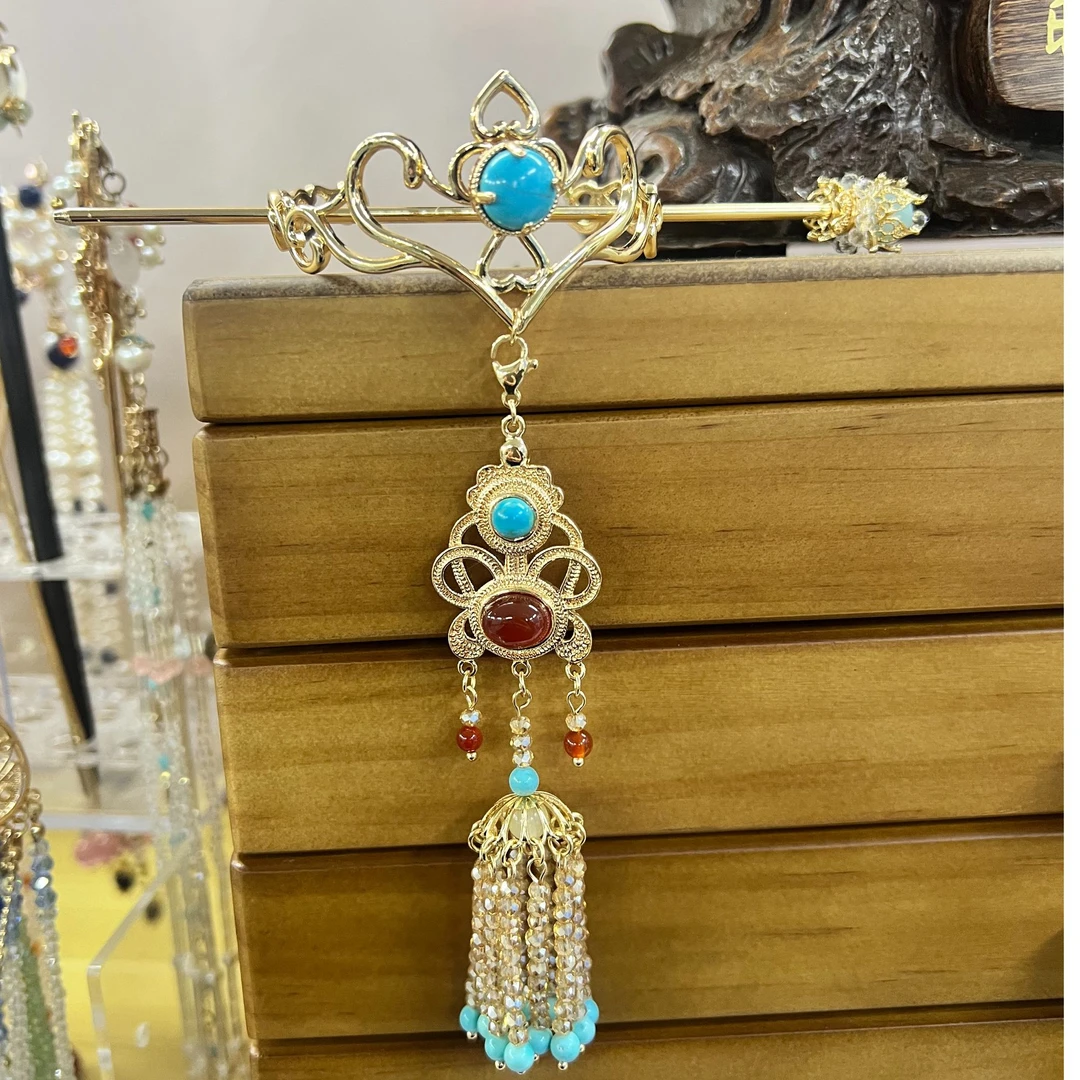 铜合金婚庆饰品 古悦倾城（苗月）古风汉服发饰