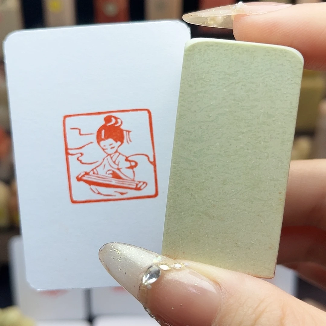 寿山石印石抚琴2.5