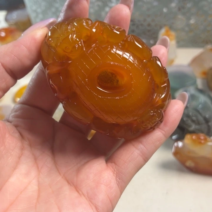 玛瑙/玉髓未镶嵌吊坠(不含链)