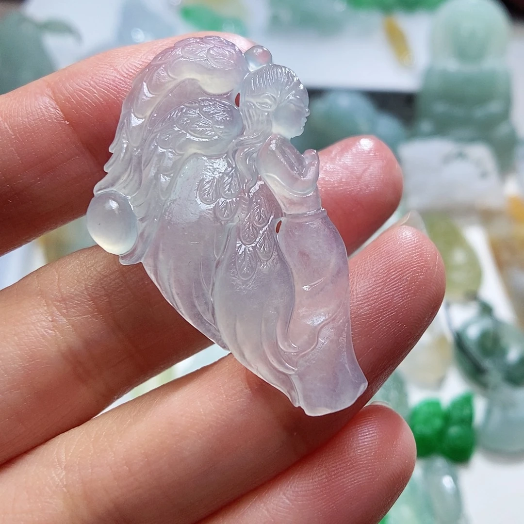 定制翡翠未镶嵌天使