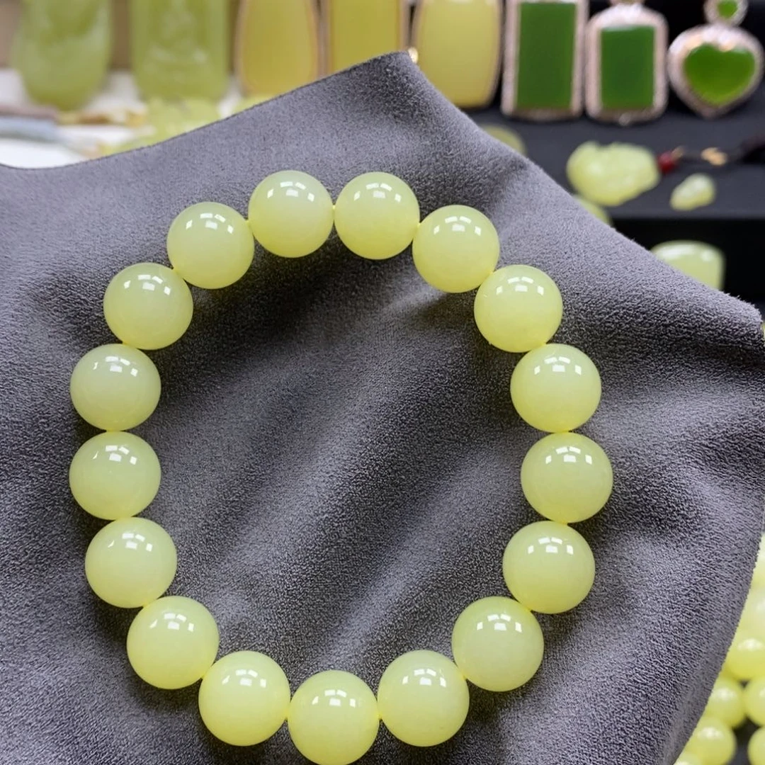 和田玉（黄玉）未镶嵌手串