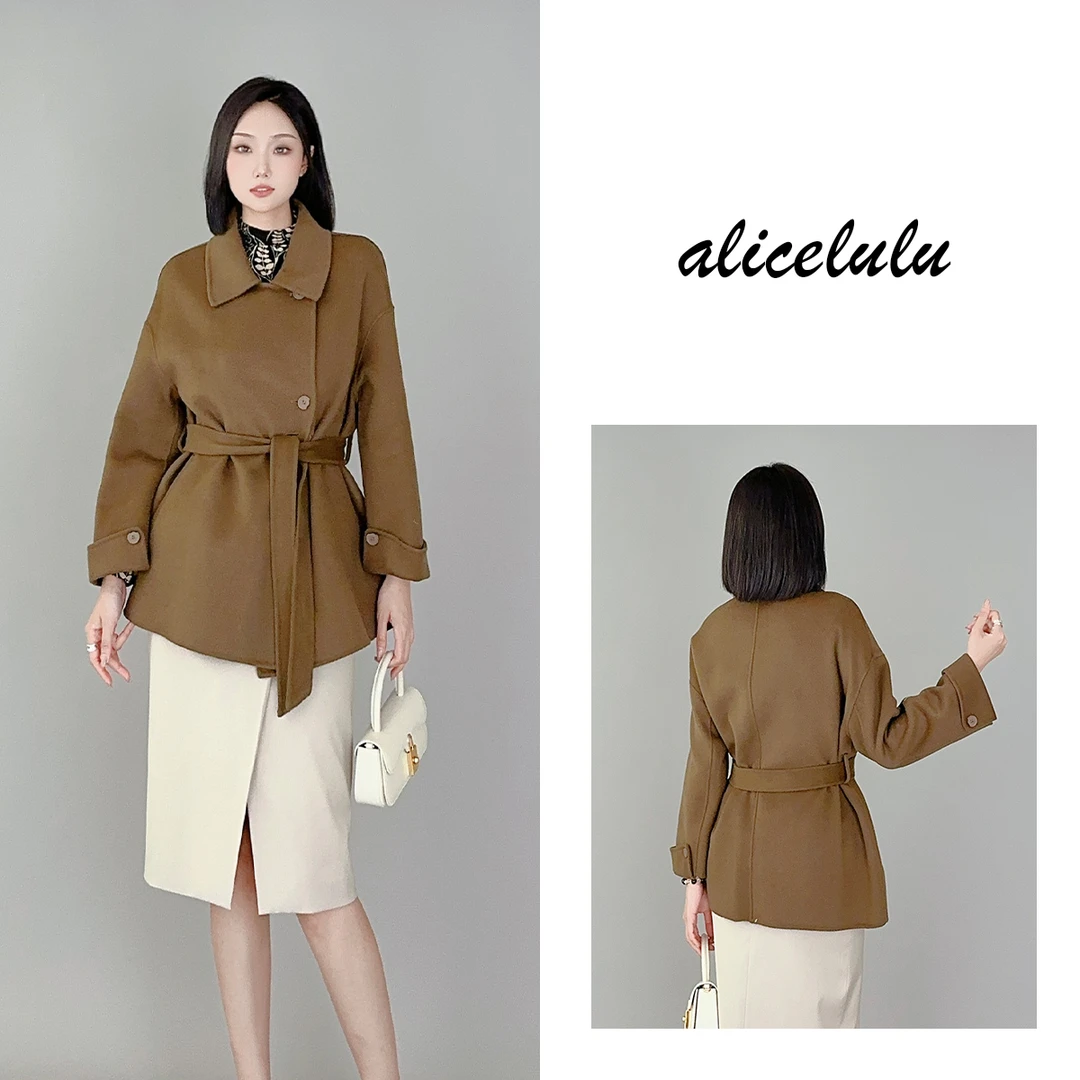 2 ALICE 轻暖传说毛呢大衣 软糯羊毛 简约利落 S2138843Tr