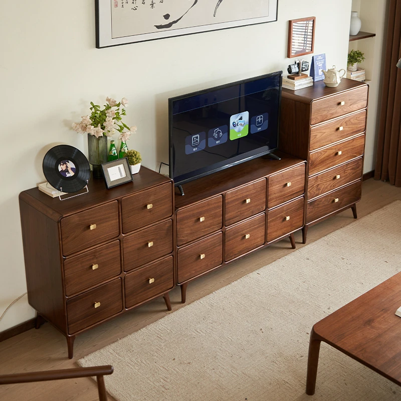 北美黑胡桃木五斗柜六斗柜