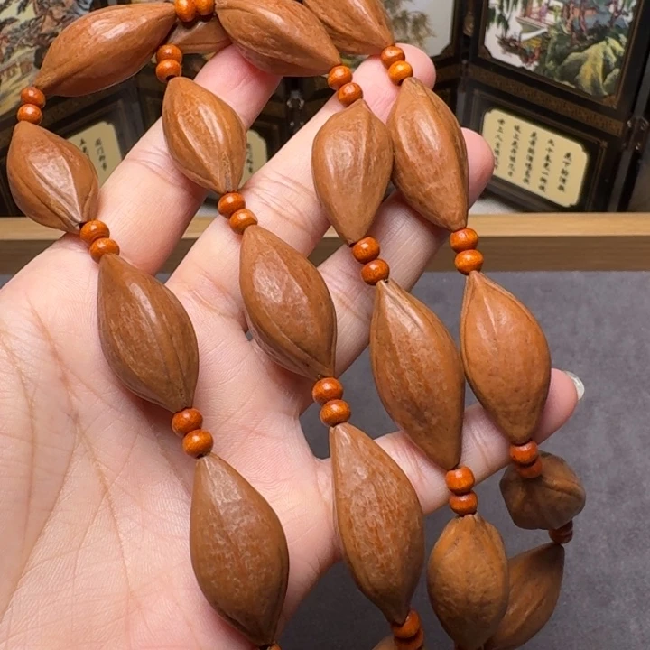 橄榄核手串/手链原皮原核素串脖挂