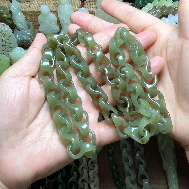 颈饰未镶嵌和田玉用****6