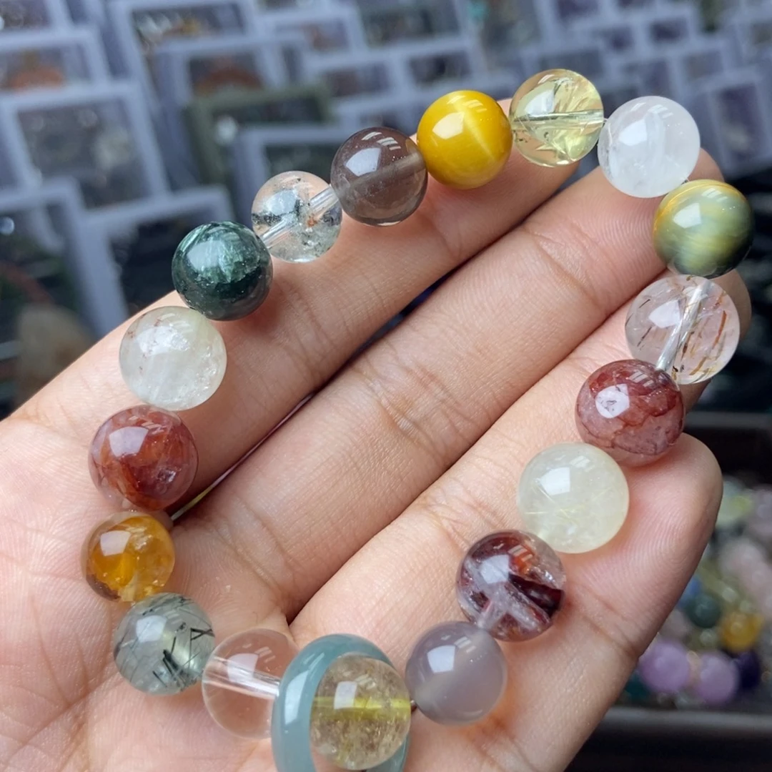 合金手链水晶多宝