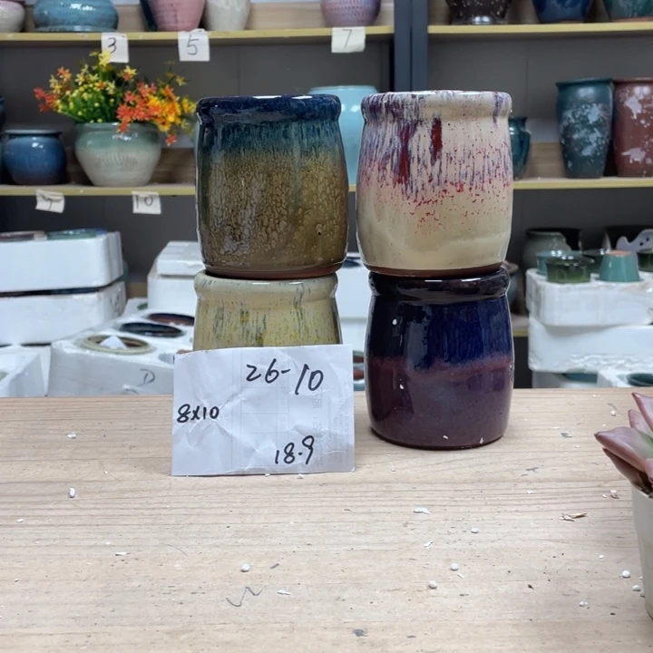 紫砂花盆多肉花盆微瑕10