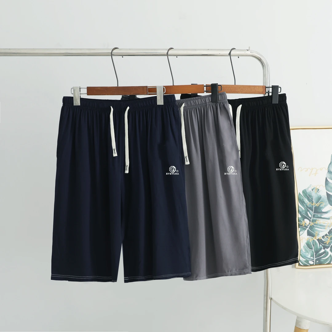 木禾家-【斜纹短裤】男生净版抽绳人造棉短裤 616