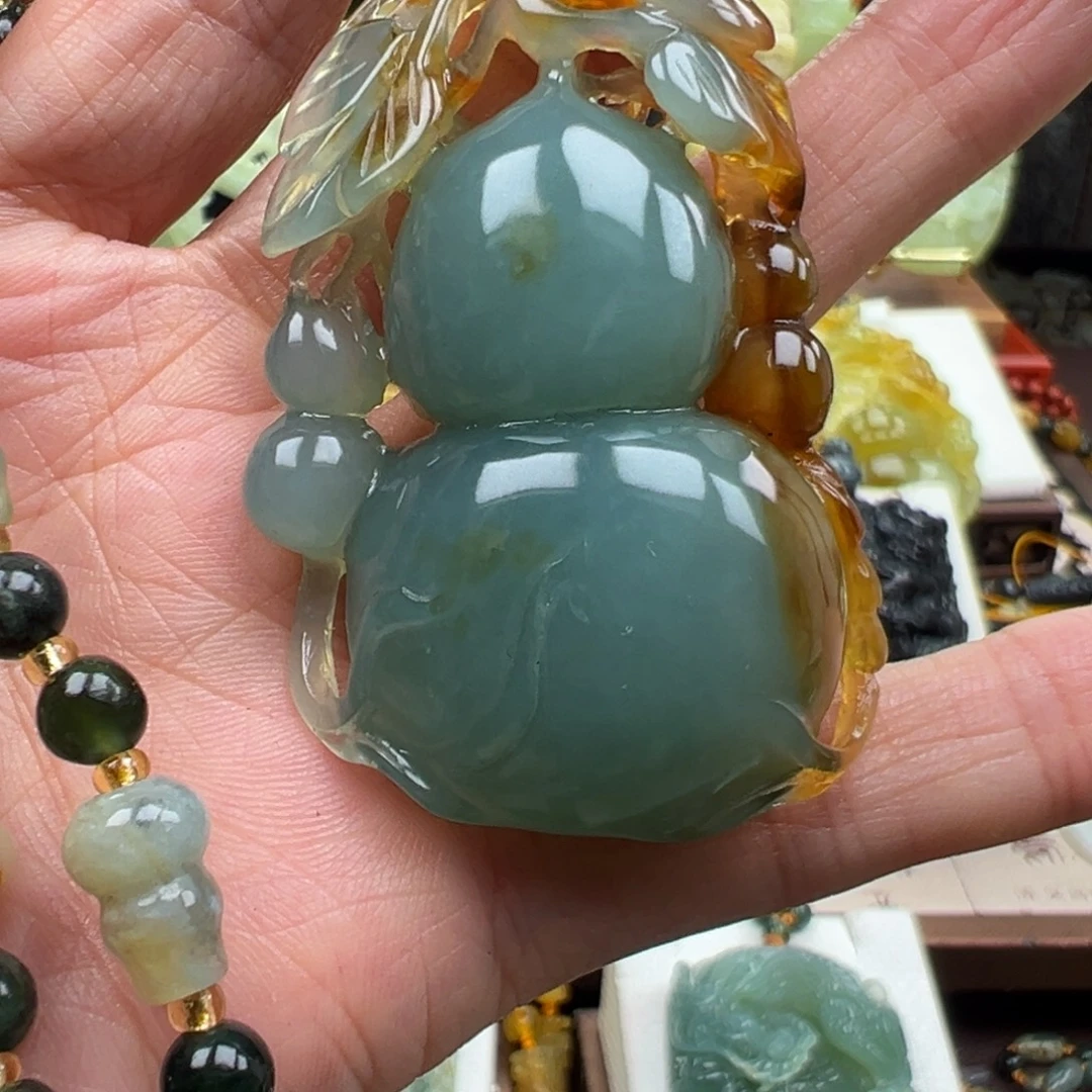 岫玉未镶嵌挂件挂件