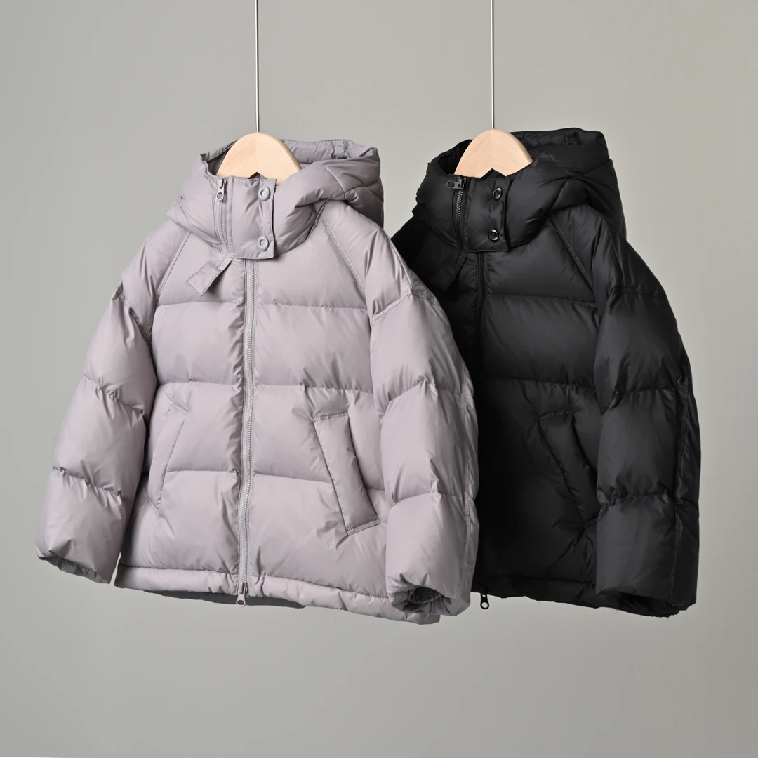 杜邦三防90白鸭绒儿童连帽羽绒服男女童保暖外套中大童冬款 89951