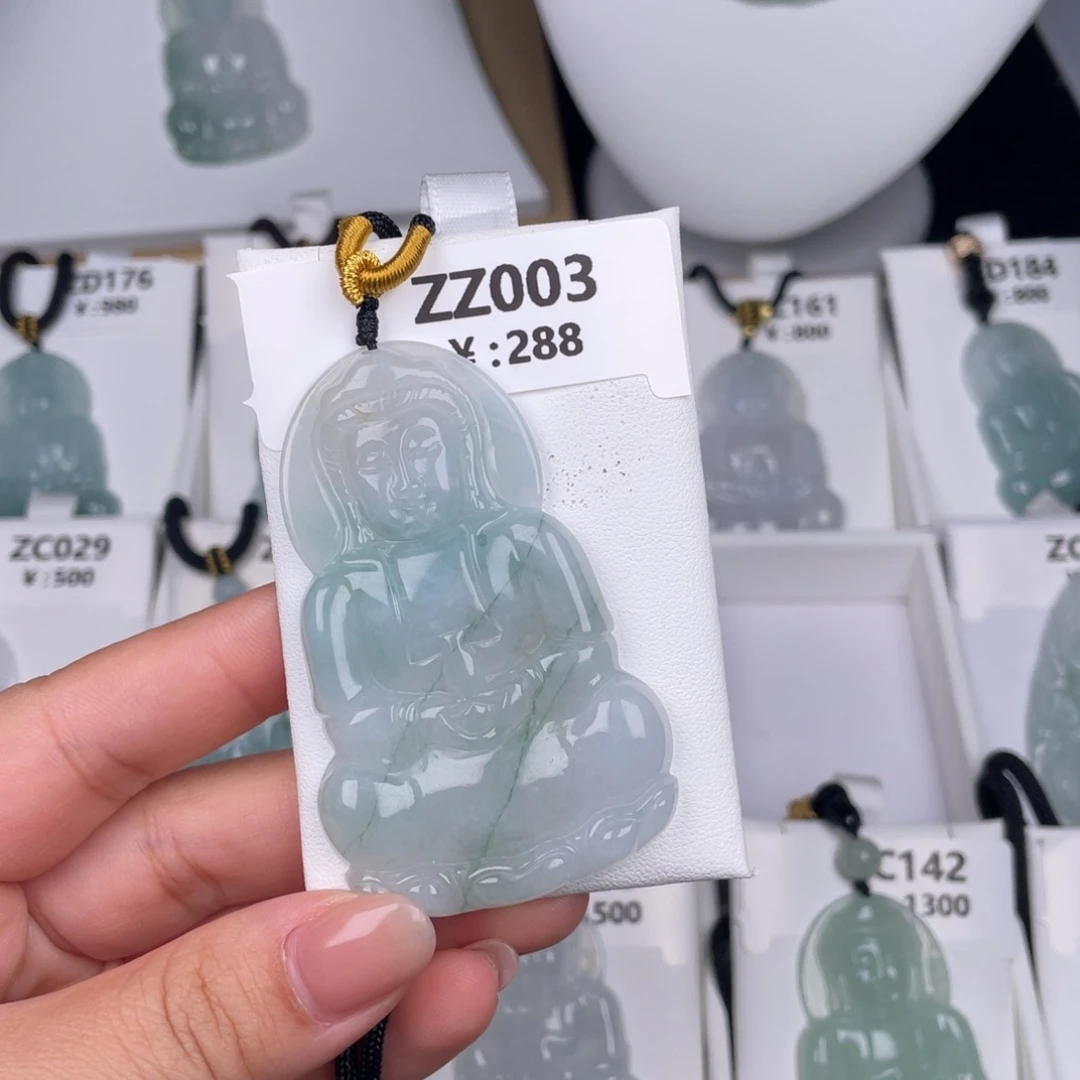 翡翠未镶嵌颈饰zz003