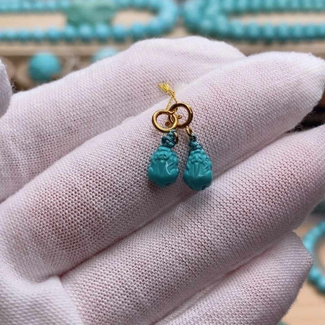 未镶嵌绿松石珠宝奇石