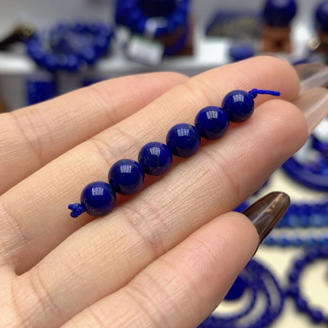 青金石未镶嵌隔珠6mm