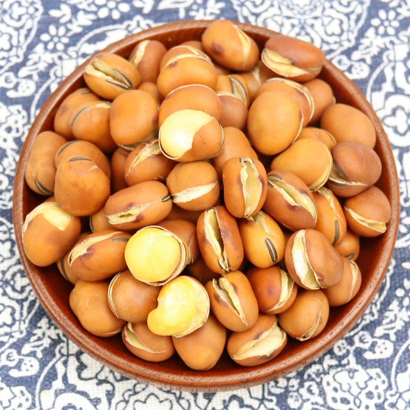 新货四川炒蚕豆即食香脆胡豆休闲零食微咸大豆农家风味熟干炒豆子