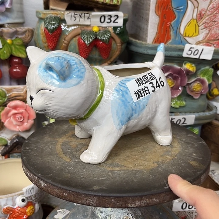 粗陶材质多肉花盆