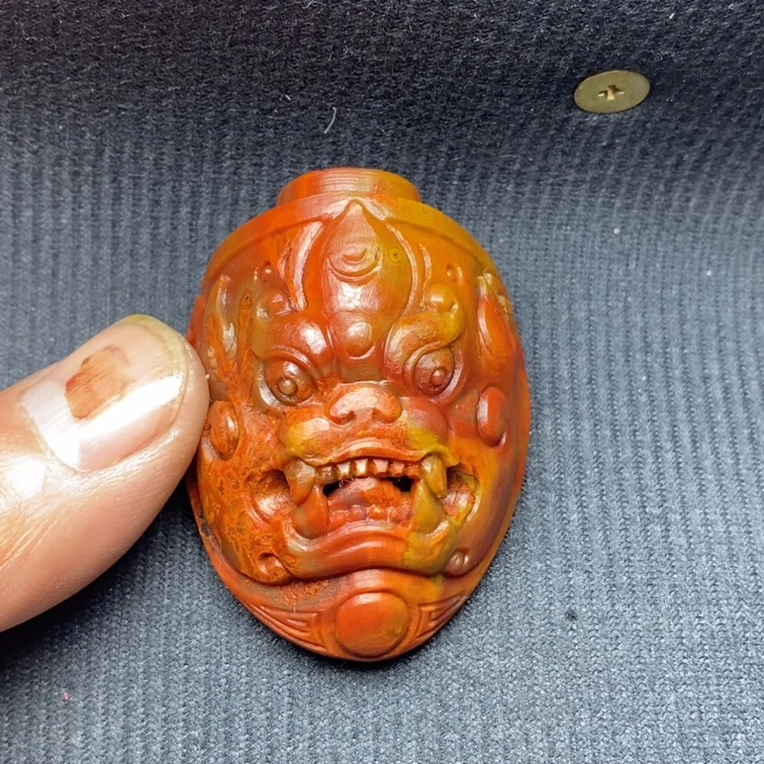 沧***田玛瑙/玉髓未镶嵌挂坠