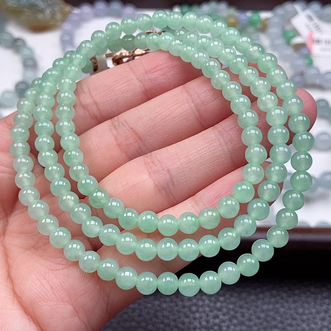 翡翠未镶嵌手链卡5