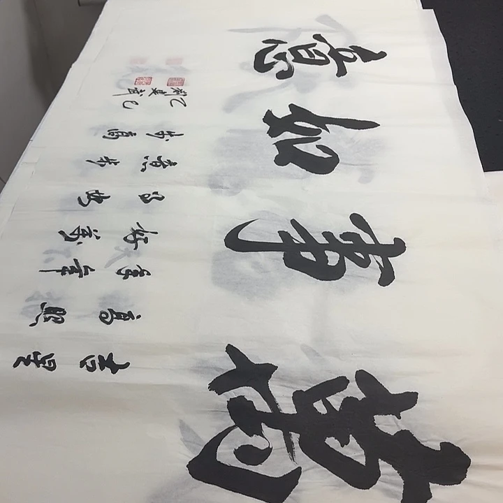 书法老师精品行书平尺