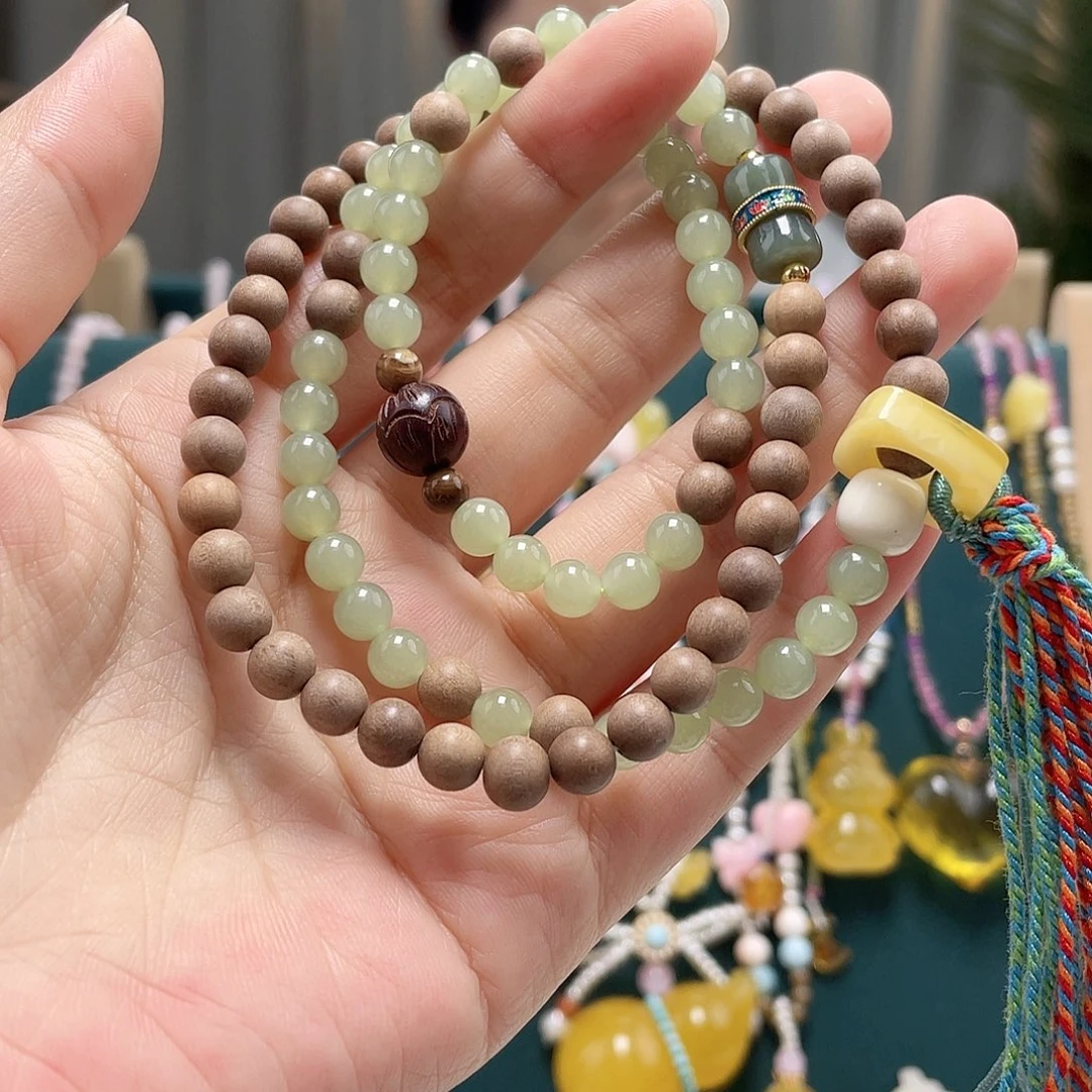 未镶嵌琥珀裸石琥珀手串