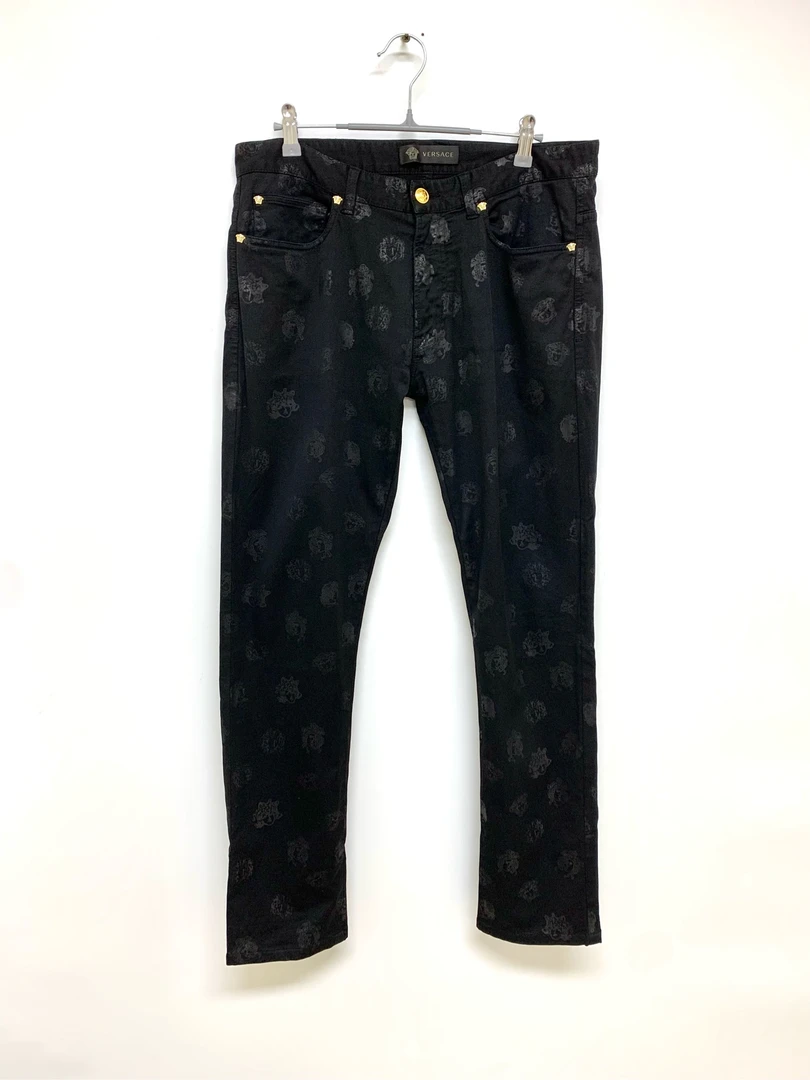 99新  【Versace】范思哲满印牛仔长裤/32码