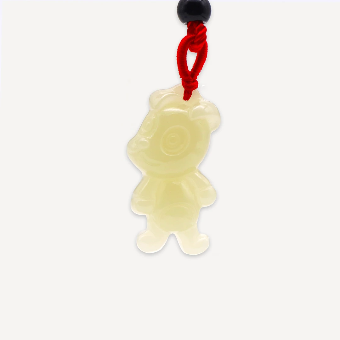 皇石坊-生肖狗-和田玉吊坠时尚可爱百搭