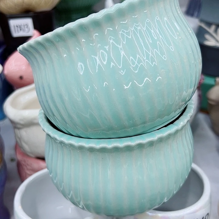 有孔，满10元发货多肉陶瓷花盆