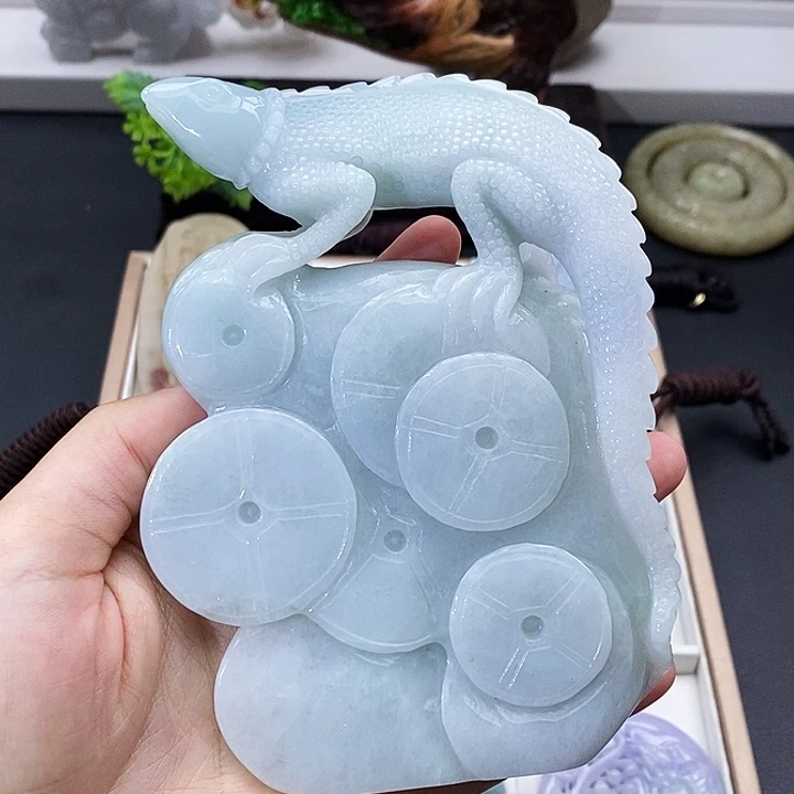 颈饰未镶嵌翡翠九*缅甸翡翠a货