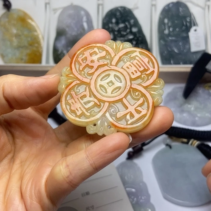 翡翠未镶嵌挂件翡翠