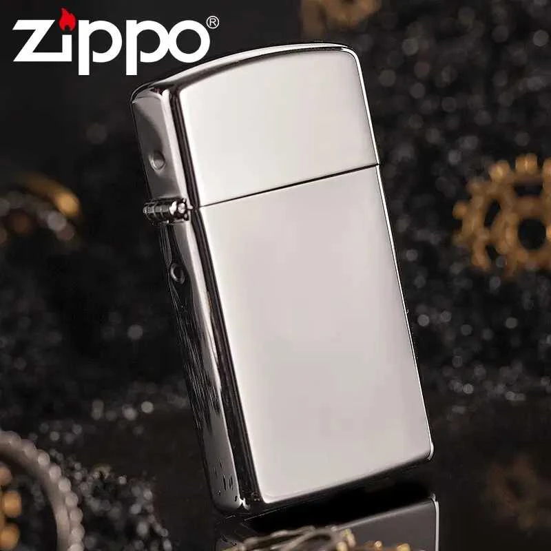 zippo打火机纤巧窄机 1610美版镜面光板 MBJ1
