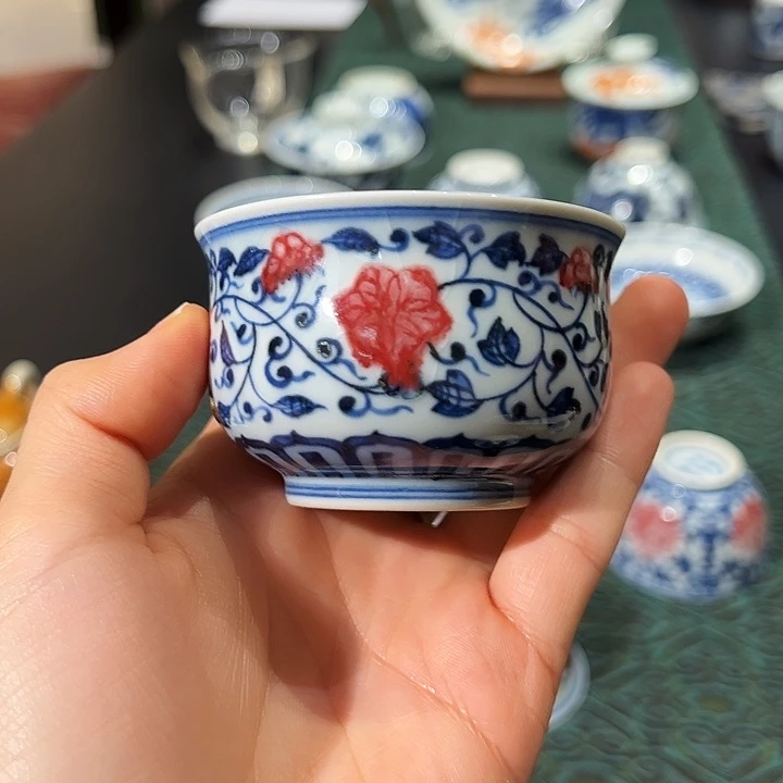 微瑕臻玉古坊原矿孔雀石釉里红
