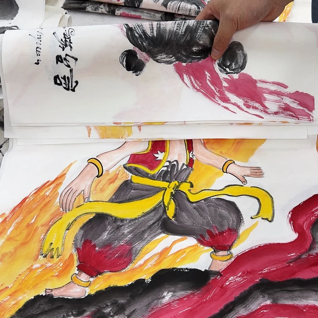 国画纯手绘作品欣赏图