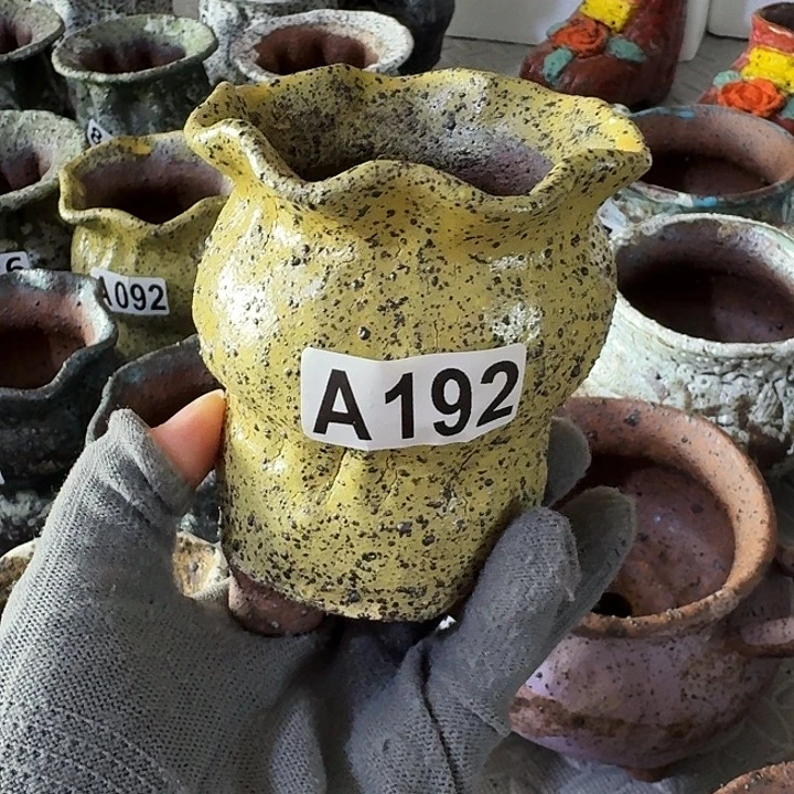 内口6高11粗陶手工